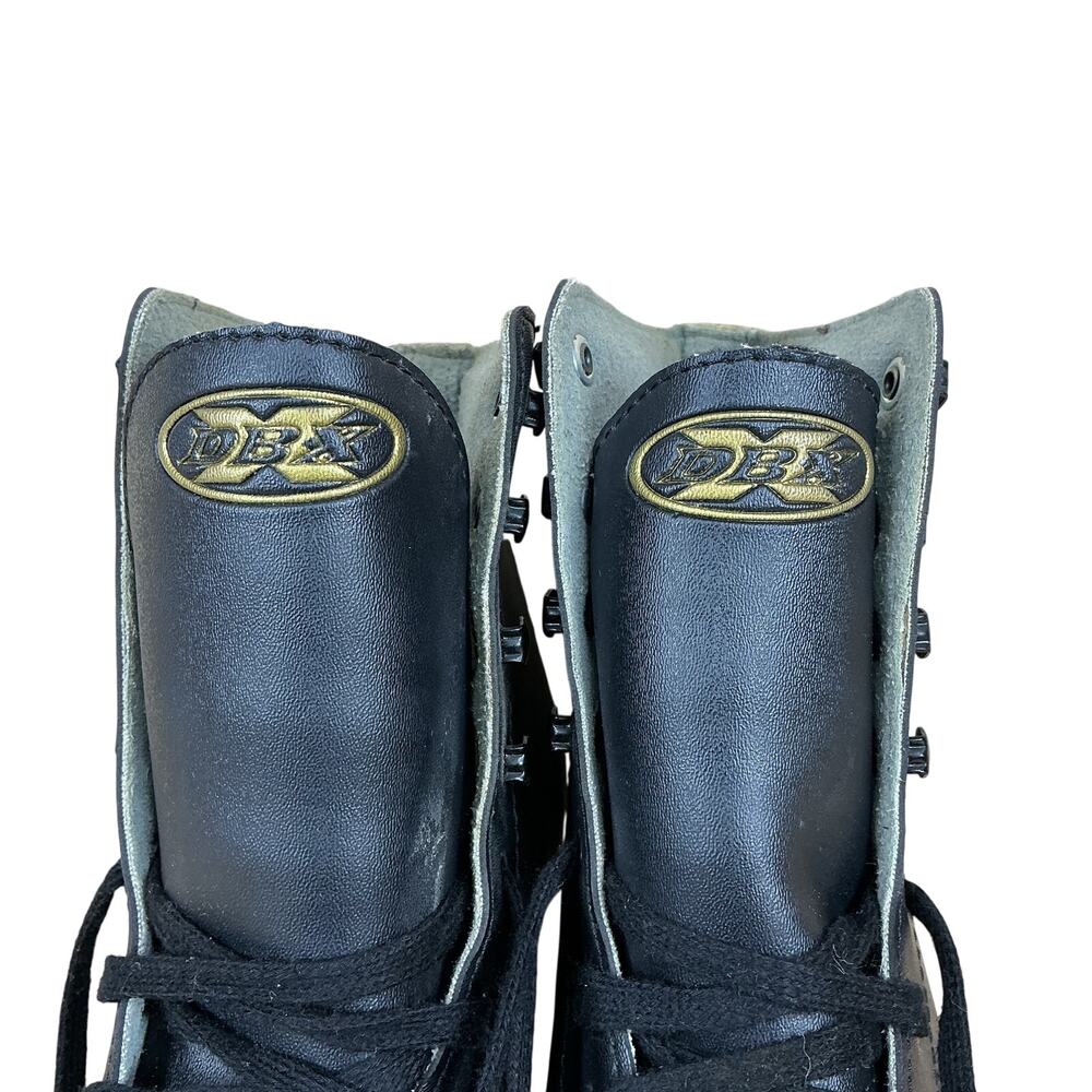 DBX 1100 Series Ice Skates Men 9 Black Figure Skating TrueTech Blades Guards - Picture 9 of 14